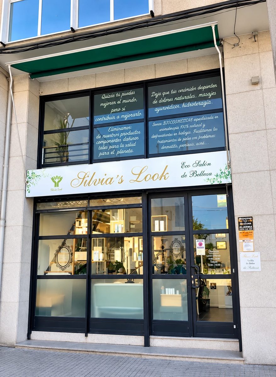 Fachada de Silvia's Look, eco salón de belleza